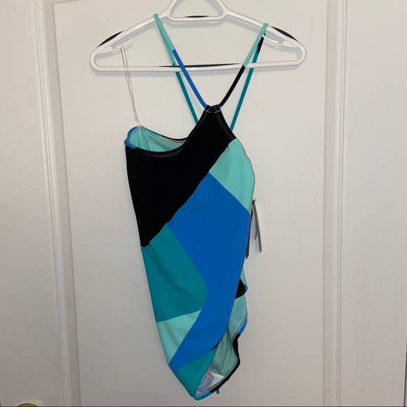 NWT La Blanca one shoulder one piece swimsuit - Picture 5 of 9